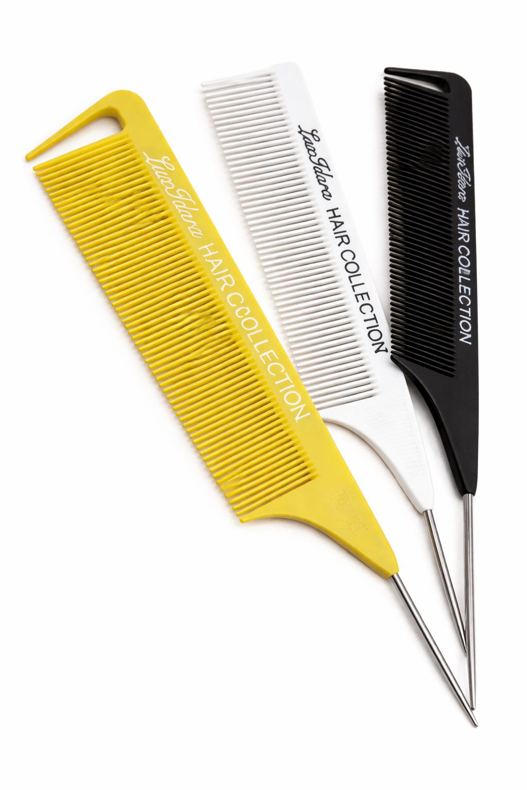 3-Piece Precision Rat Tail Comb Set